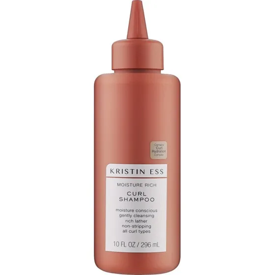 Kristin Ess Rig Fugtgivende Shampoo til Krøllet Hår, 296 ml