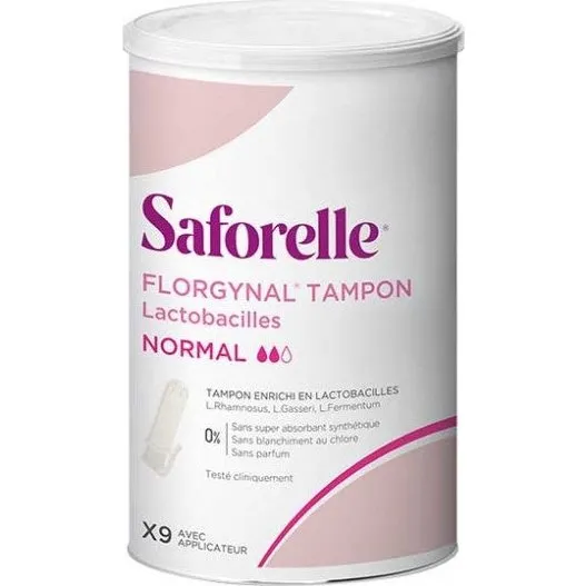Saforelle Florgynal Normal - 9 stk. med applikator