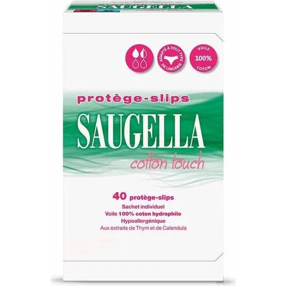 Saugella Cotton Touch trussebeskyttere, 40 stk.