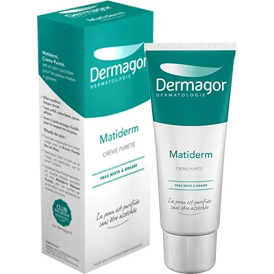 Dermagor Matiderm Purity Cream til kombineret eller fedtet hud, 40ml