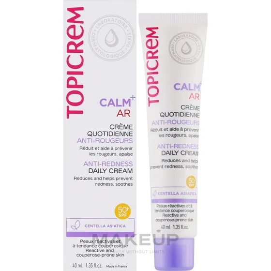 Topicrem Calm+ AR Daily Anti-Red Cream SPF50+ 40ml