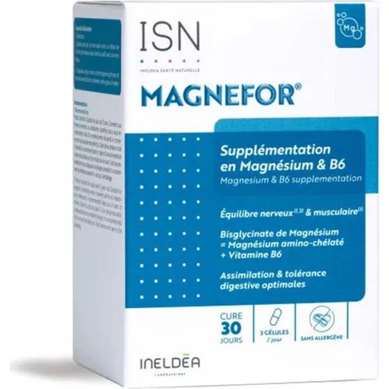Ineldea Santé Naturelle Magnefor 90 kapsler