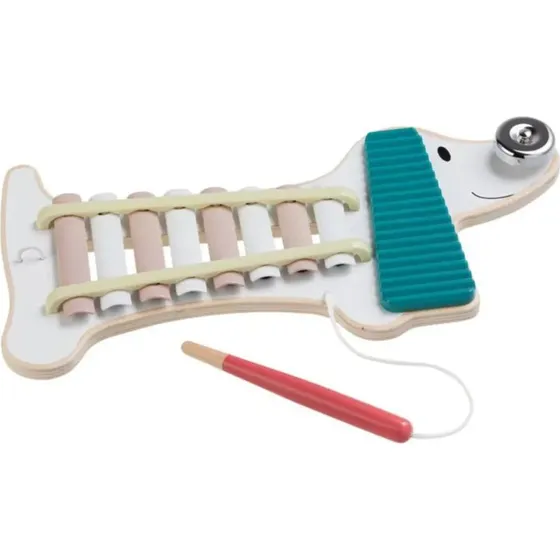 Hape Xylofon Hund Xenia, træmusikinstrument 34,5 cm