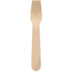 PAPSTAR Træ isskeer Skovl 9,4 cm - 100 stk.