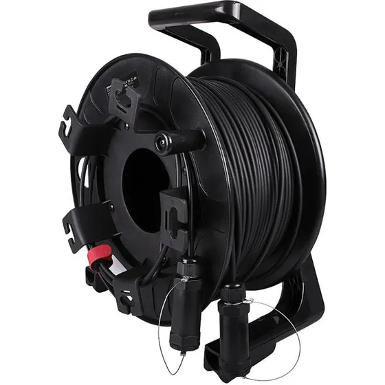 Lindy 38533 HDMI 2.1 Hybrid Fiber Optic Kabel - 100 m - Sort