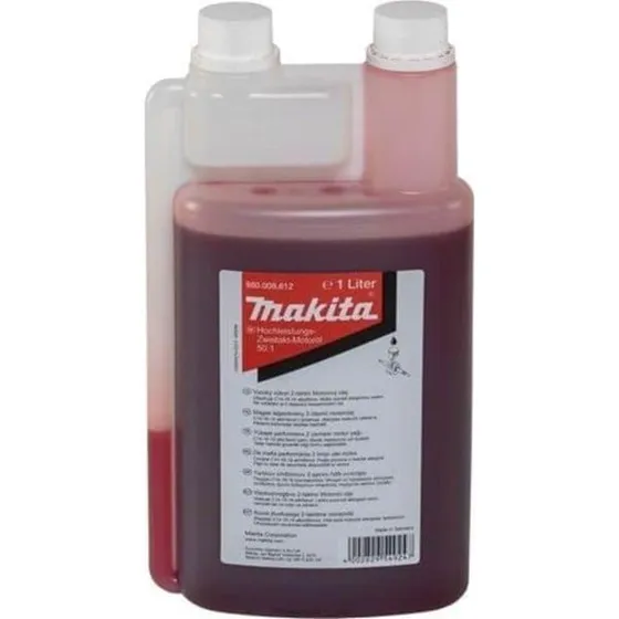 Makita 2-takt olie 1L med doseringsflaske