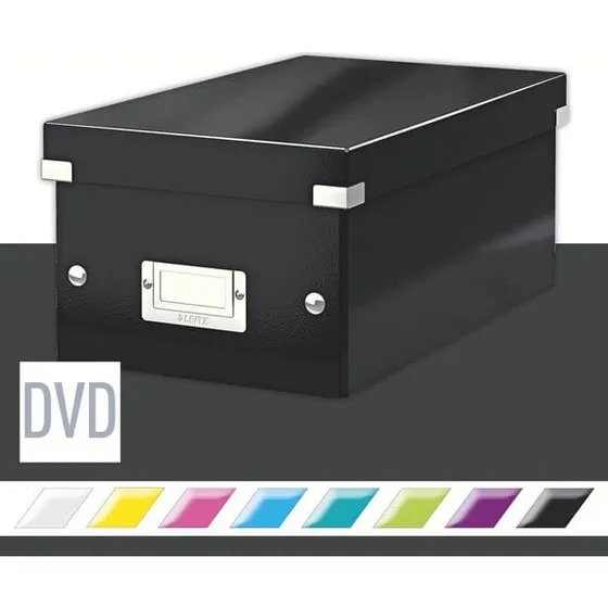 Leitz Click & Store WOW DVD Opbevaringsboks - Sort