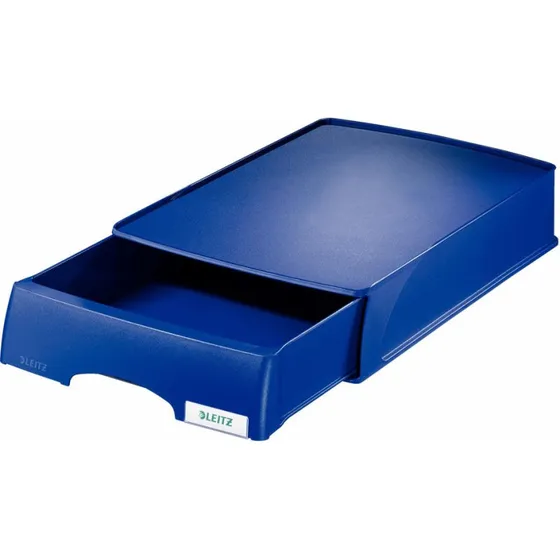 Leitz Plus Brevbakke Skuffemodul - Blå - 376x255x70mm