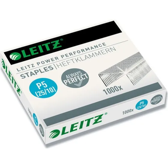 Leitz Hæfteklammer 25/10 Power Performance P5 - 1000 stk.