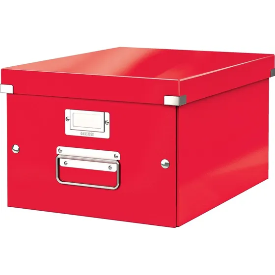 Leitz WOW Click&Store Arkivboks Medium Rød