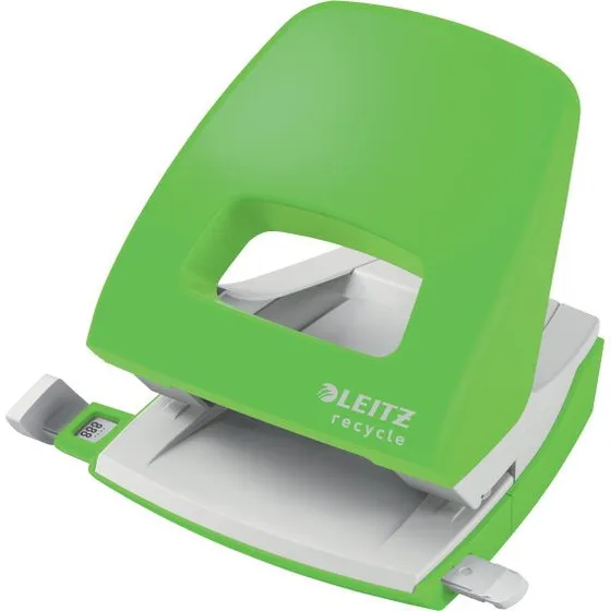 Leitz Recycle 2-huls hulapparat, grøn (30 ark)