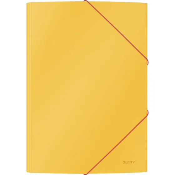 Leitz Cosy 3-klap elastikmappe A4 - Gul