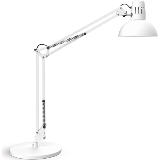 MAULstudy LED skrivebordslampe med fod, hvid