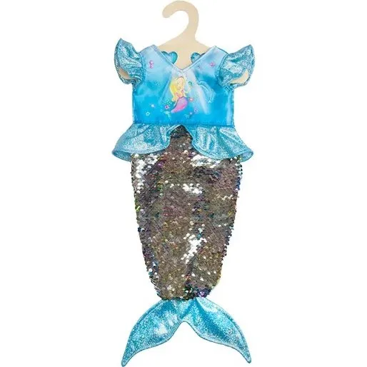 Heless Mermaid Doll Dress med pailletter, 35-45 cm