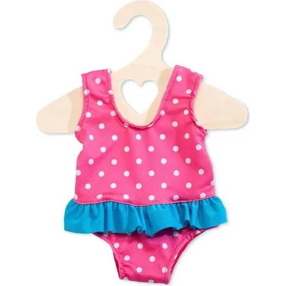 Heless Dukkebadedragt Pink, 28-35 cm
