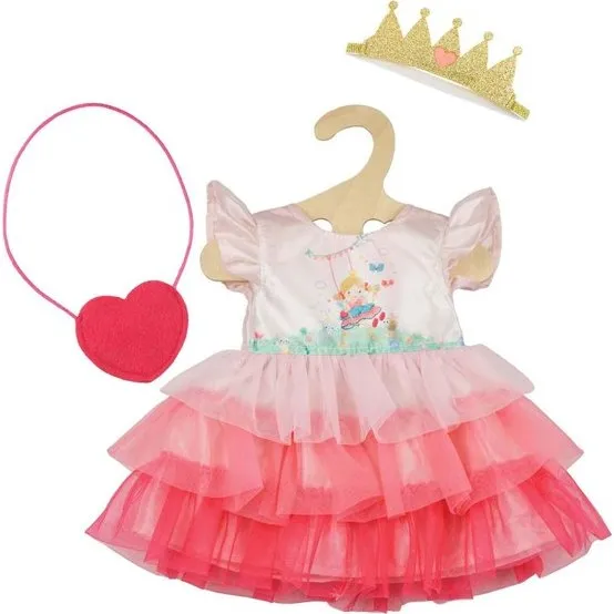 Heless Princess Emily kjole til dukker (28-35 cm)