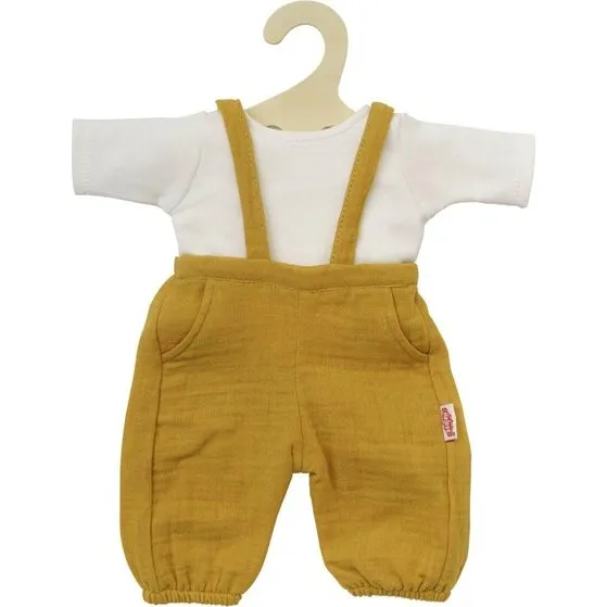 Heless Dolls Dungarees Ocher Yellow 28-35 cm