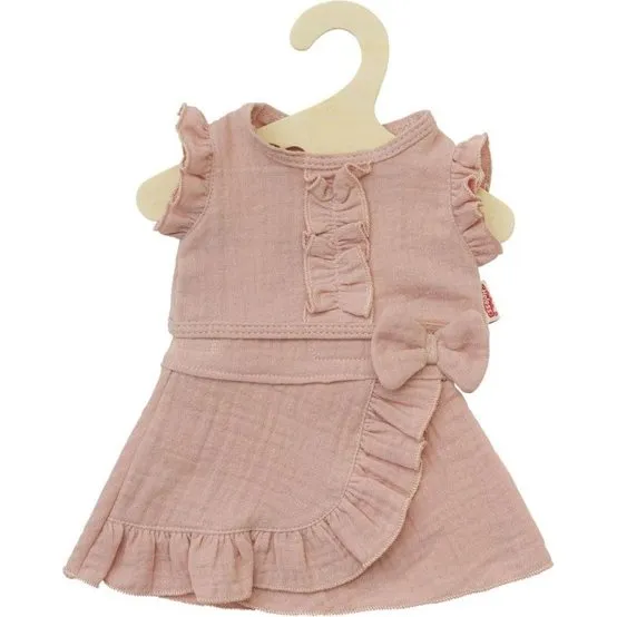 Heless Dolls Wrap Skirt Pink med flæser, 28-35 cm
