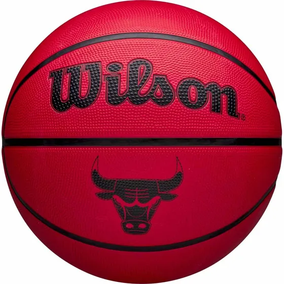Wilson Chicago Bulls NBA Outdoor-basketbold, str. 5, rød