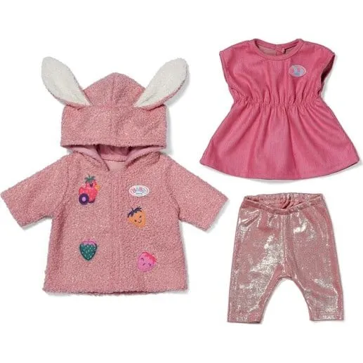 BABY born Coat Set med kjole til 43 cm dukker
