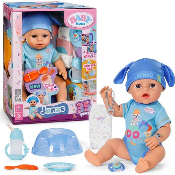 BABY born Jonas Click & Play 43cm dukke