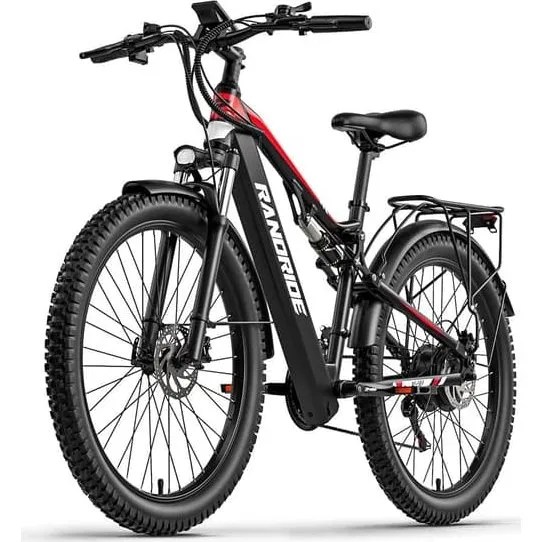 Randride YG90B 27,5" Elcykel - 1000W, 48V 17Ah, Sølv