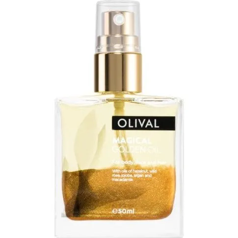 Olival Magical Golden multifunktionel glitter-tørolie, 50 ml