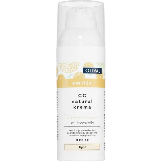 Olival Immortelle Natural CC Cream SPF 12, Lys, 50 ml