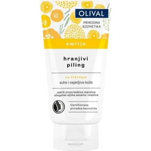 Olival Immortelle Peeling Nærende Scrub til Tør og Følsom Hud 75ml