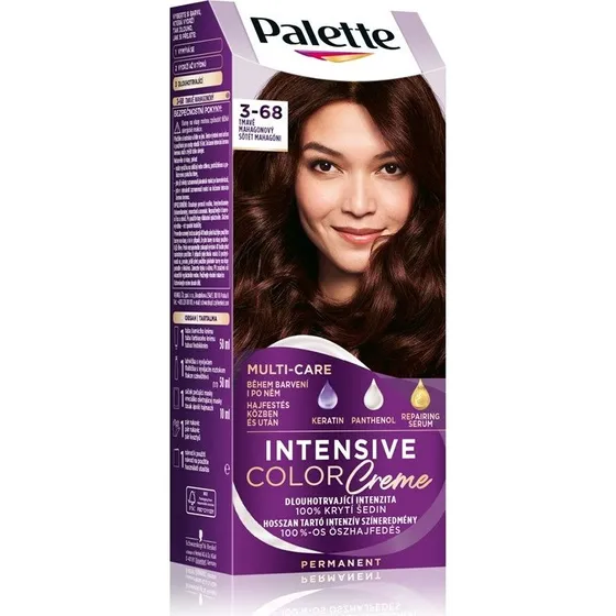 Schwarzkopf Palette Intensive Color Creme 3-68 R2 Mørk Mahogni