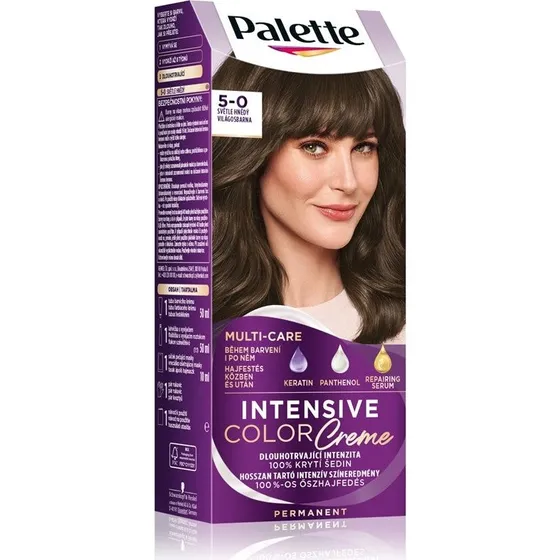 Schwarzkopf Palette Intensive Color Creme 5-0 N4 Lysebrun