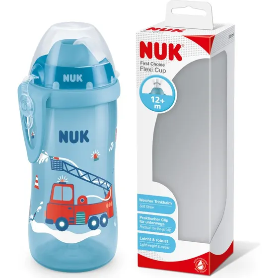 NUK First Choice+ Flexi Cup 300 ml – Brandslukker, BPA-fri, lækfri