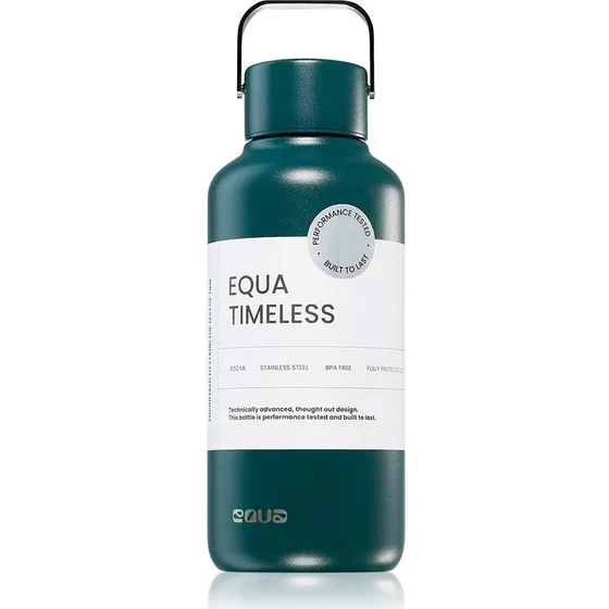 Equa Timeless Vandflaske i Rustfrit Stål, 600 ml, Royal