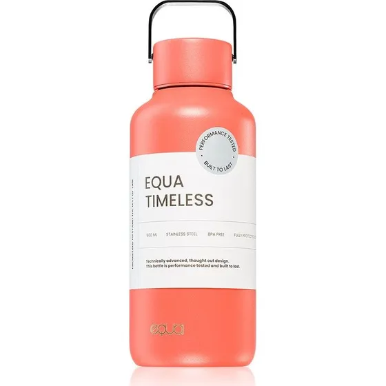 Equa Tidløs vandflaske i rustfrit stål, 600 ml, Aperol