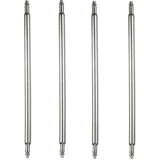 4 stk. Båndstift i stål til armbånd og urrem (6-30 mm)