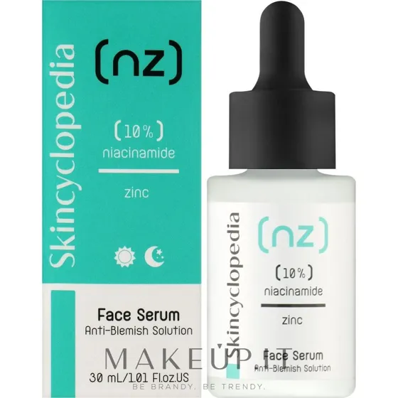 Skincyclopedia 10% Niacinamid + Zink Serum, 30 ml