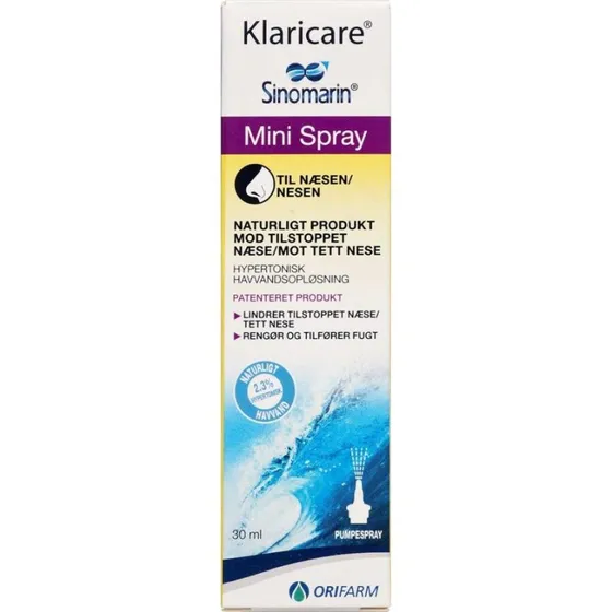 Klaricare Mini næsespray 30 ml