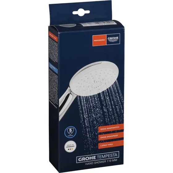 Grohe Tempesta 110 Håndbruser med 3 sprayfunktioner