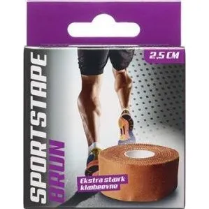Jasper Brun Sportstape 2,5 cm x 10 m