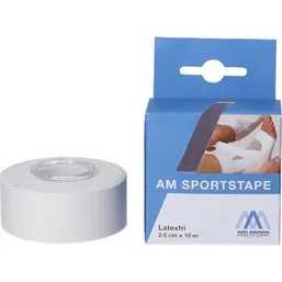 AM Sportstape 2,5 cm x 10 m (latexfri)