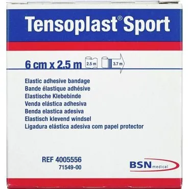 Tensoplast Sport 6 cm x 2,5 m elastisk sportstape