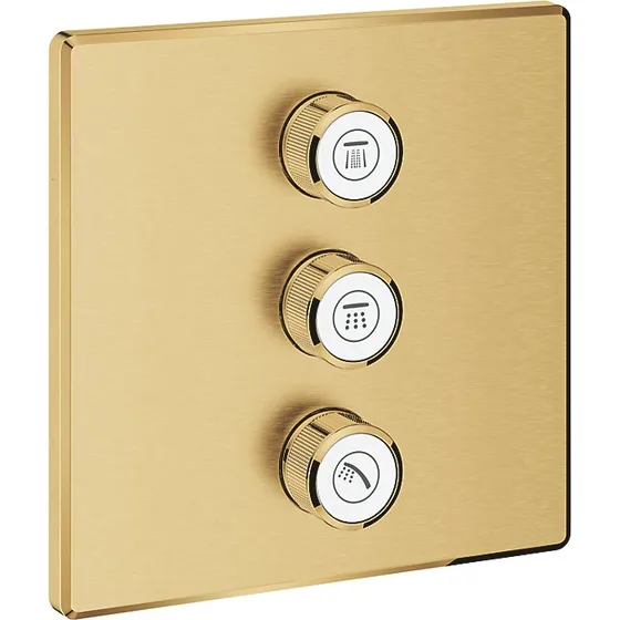 GROHE Grohtherm SmartControl Triple Volume - Børstet Cool Sunrise