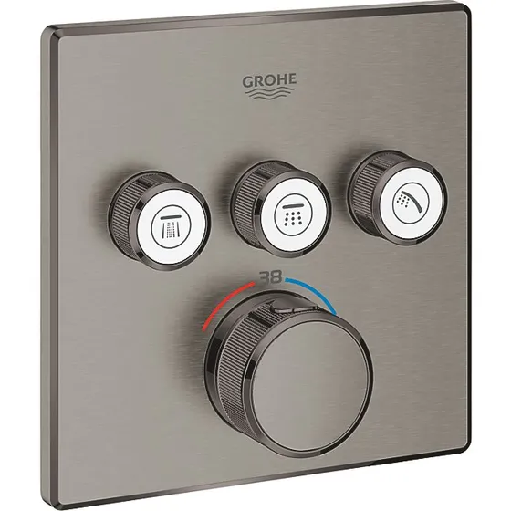 GROHE Grohtherm SmartControl 3SC Termostat, børstet hard graphite