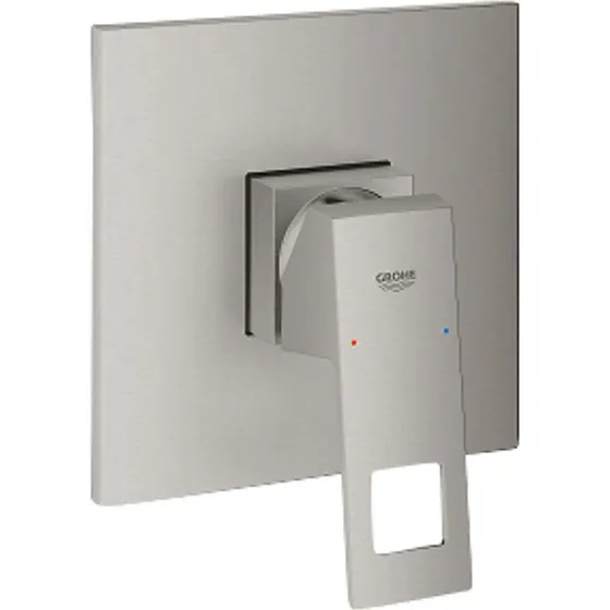 GROHE EuroCube brusearmatur 158x158mm - Supersteel