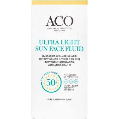 ACO SUN Ultra Light Face Fluid SPF50 40 ml