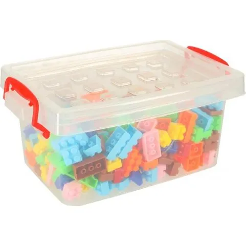 Byggeklodser 240 dele i praktisk opbevaringsboks