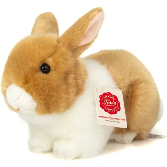 Hermann Teddy Collection Kaninhårdyr beige-hvid 23 cm