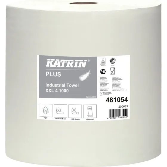 Katrin Plus Industrirulle 4-lag 38 cm x 360 m