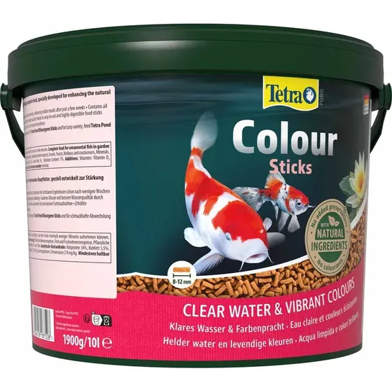 Tetra Pond Colour 10L Sticks - Havedamsfoder