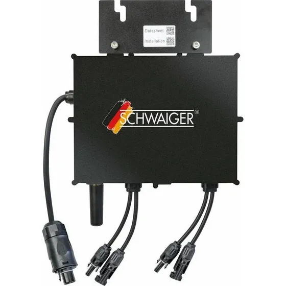 Schwaiger SOWR0806 Solenergi Inverter - 800W - Sort